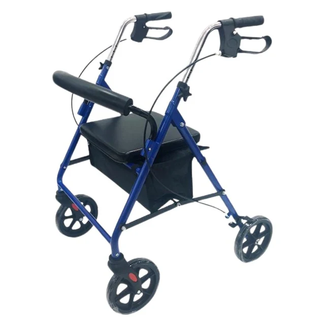 Respirox RR-02 Katlanabilir Alüminyum Rolatör Mavi