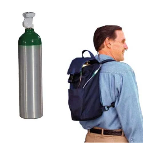 Alüminyum Oksijen Tüpü 1 Lt (Taşınabilir)