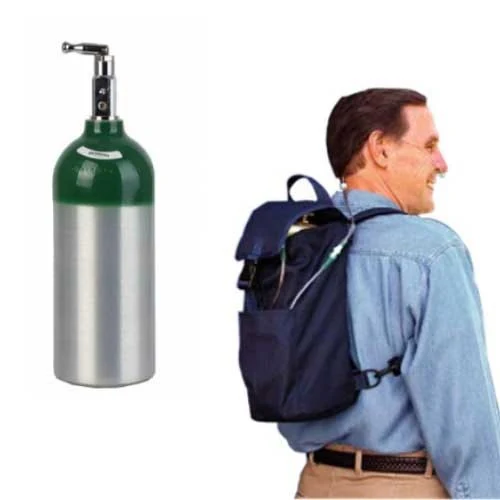 Alüminyum Oksijen Tüpü 2 Lt (Taşınabilir)