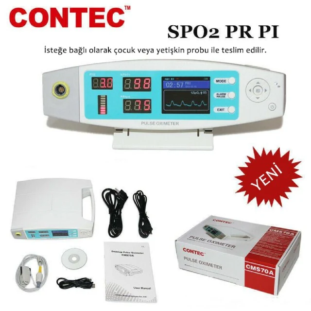 Masa Tipi Pulse Oksimetre (CMS70A)